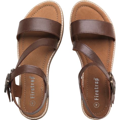 ladies brown sandals